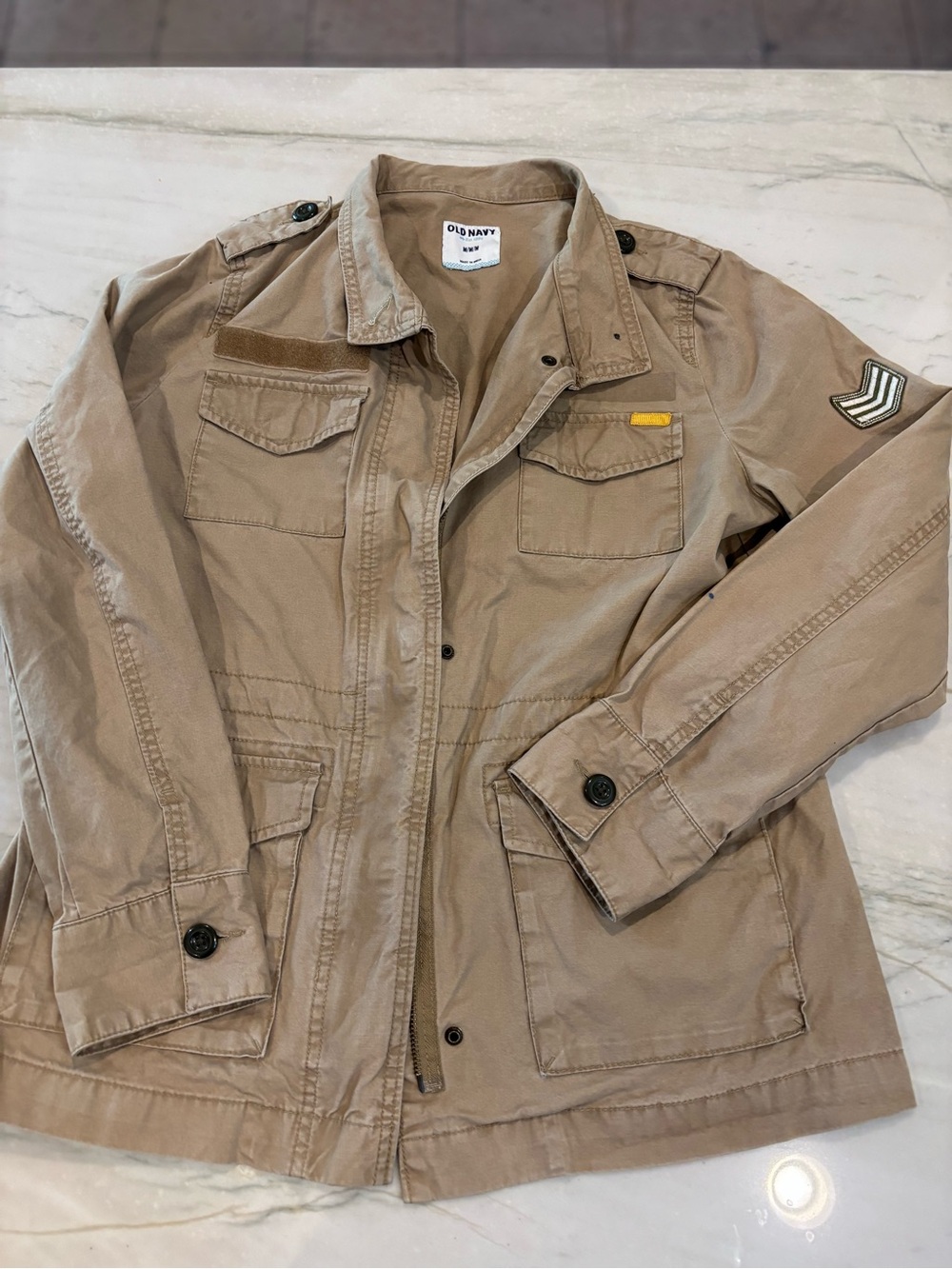 Old Navy  Khaki Military-Style Field Jacket